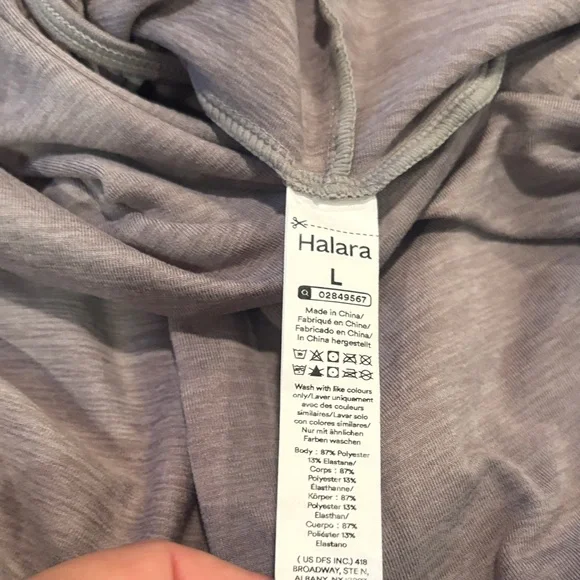 HALARA Gray Sleeveless Hoodie - Picture 10 of 11